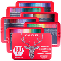 Factory direct sales 180 color lead set, hand-painted colored pencils, custom-made art painting supplies colored pencils