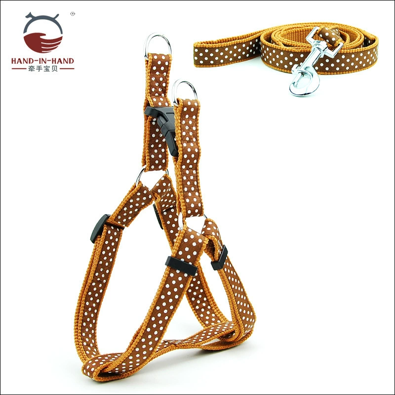 Поводок для домашних животных, большая, средняя и маленькая цепочка для щенков, набор детских ремней в горошек, принадлежности для поводка для собак Тедди Бишон