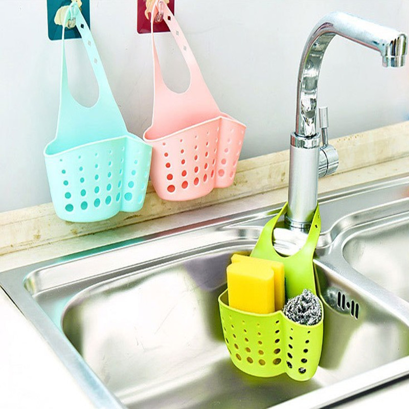 挂篮沥水架洗菜池用具水槽沥水挂袋水池厨房收纳用品|ms