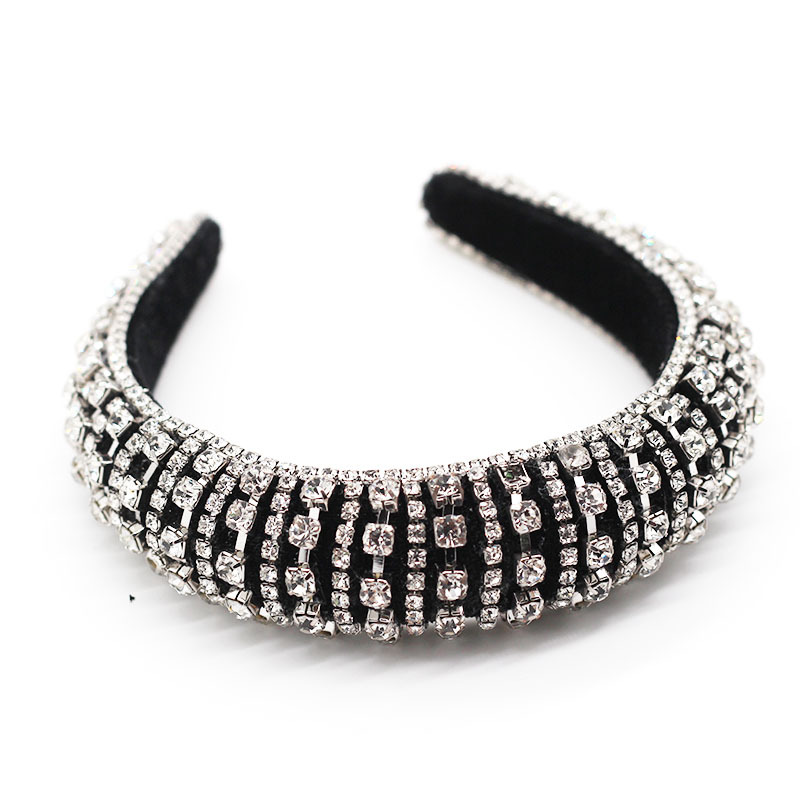Headband Fashion Baroque Full Diamond Prom Show Gift Hair Accessories display picture 4