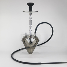 跨境 阿拉伯水烟配件 LED亚克力钻石形水烟壶塑料壶 hookah