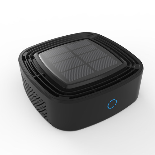 Solar car air purifier, negative ion air purifier for car, odor removal, drop shipping