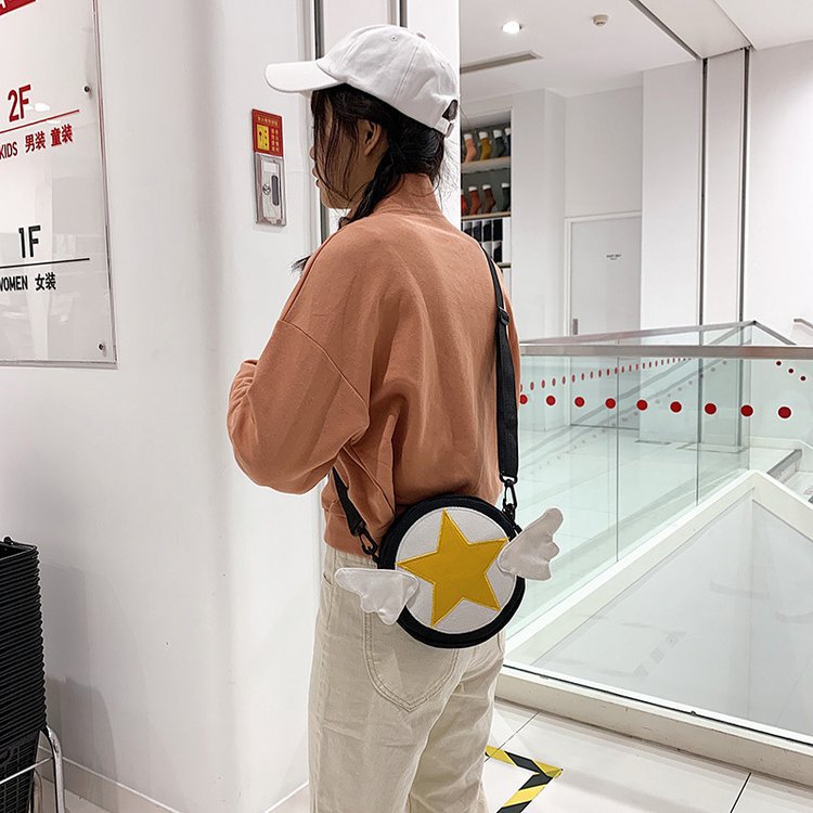 اليابانية أزياء جديد لطيف الكرتون ماجيك ساكورا قماش الكتف حقيبة فتاة لطيف مضحك محفظة بالجملة display picture 61
