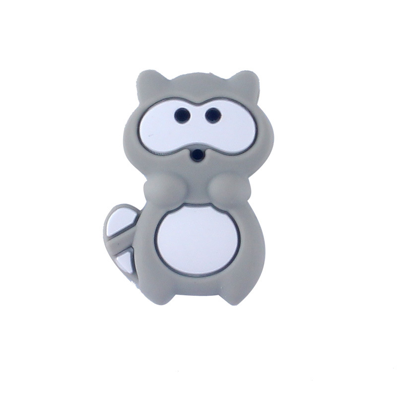 Directo de fábrica de calidad alimentaria de silicona Kaola teether perlas a granel Kaola joyería tesoro molienda teether perlas al por mayor