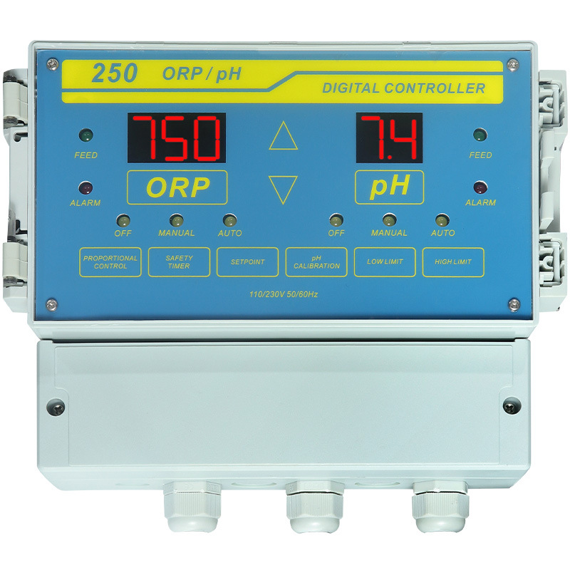 Piscina automática de monitoreo de calidad del agua instrumento satélite Xike control pH/ORP valor con bomba dosificadora PH/ORP sonda