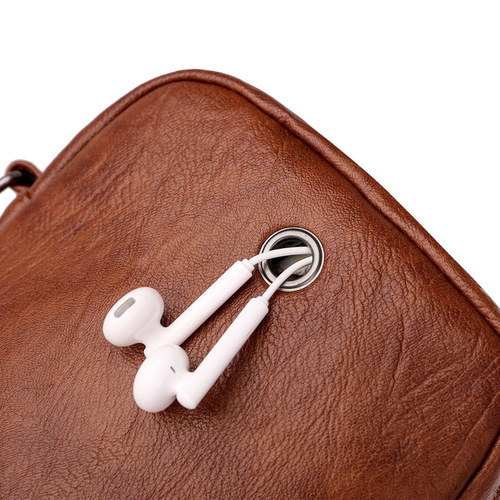 Bag women's crossbody fashion  new mobile phone bag soft leather texture multi-compartment shoulder bag summer coin purse