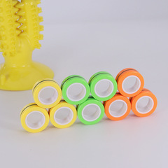 Factory direct sales bracelet ring decompression toy bracelet magnet artifact rotating fingertip ring finger top