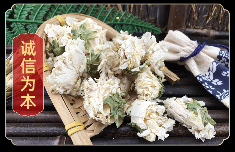 Dried Hibiscus Flower Mu Jin Hua 500g Sun Dried Herbal Ingredient for Tea and Culinary Use in use
