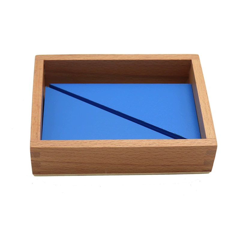 Professional teaching aids, blue triangle, toy, early education, upgraded version, teaching toy