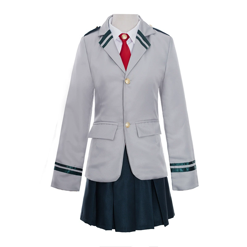 Косплей школьная форма (My Hero Academia) Midoriya Todoroki Ochako — пиджак с юбкой или брюками, XS–XXL
