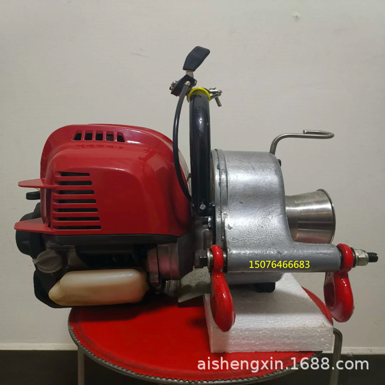 便携角磨机轻便型机动绞磨吊运机手提式机动绞磨机2吨小型卷扬机