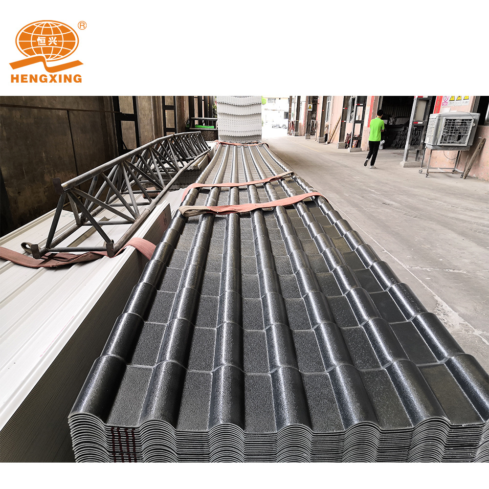 广东35年树脂瓦厂家批发asa合成树脂瓦PVC屋面塑料瓦耐老化屋顶板