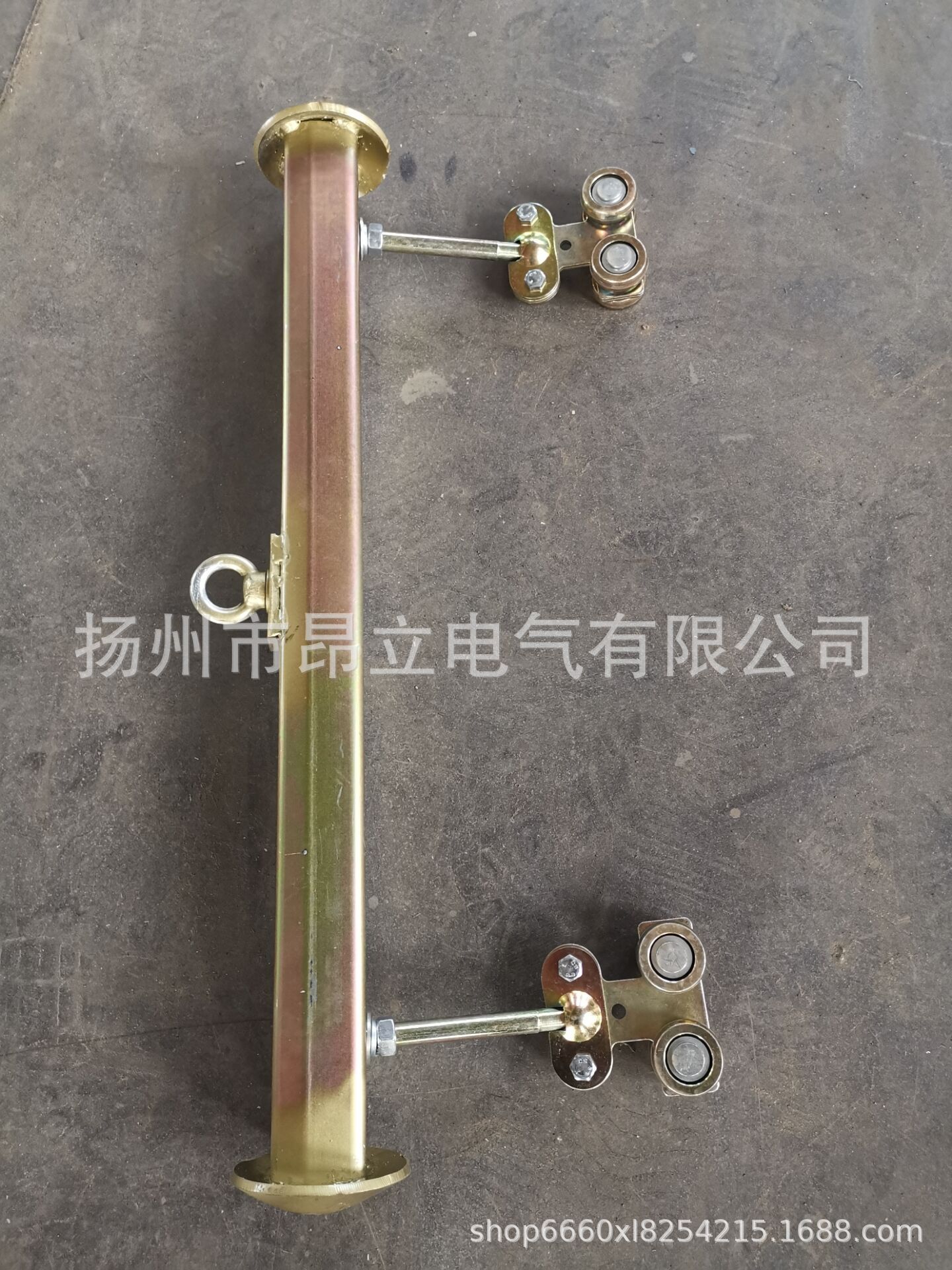 工具滑轨T型轨道接头C型钢轨道耦合器 65的导轨连接器 球铰滑轮组