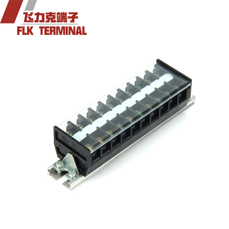 厂家直销 TD-20A接线端子排盒导轨式电线接线端子连接器