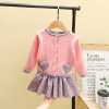 Set, children's knitted sweater, 2020, autumn, Korean style, western style