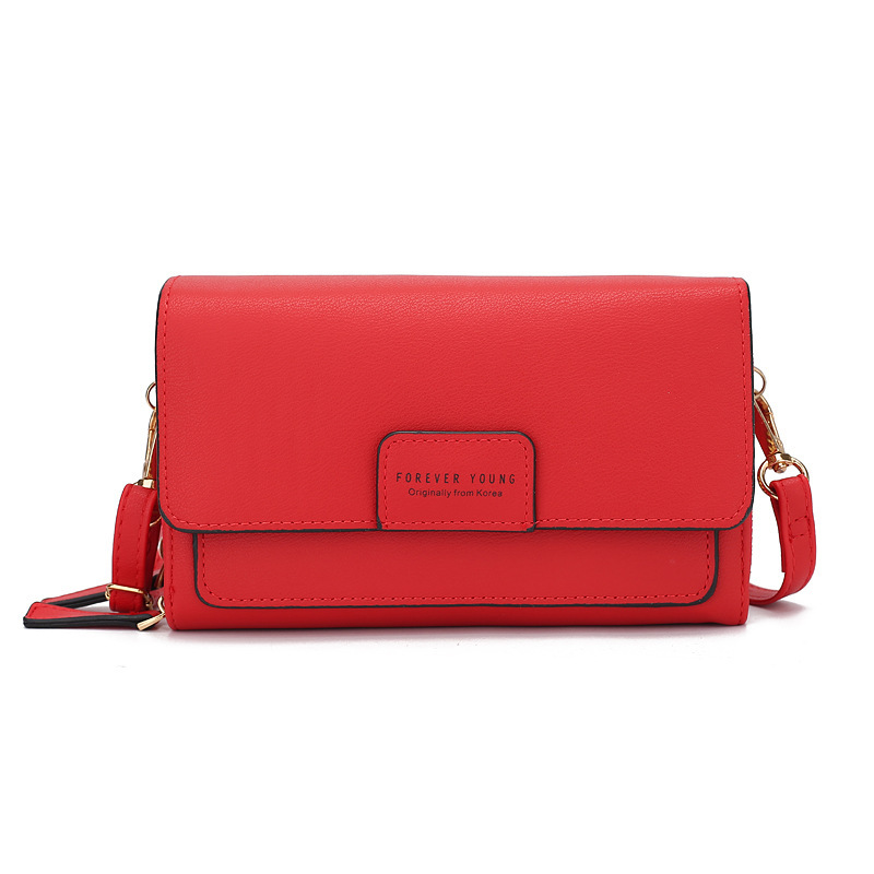 New Women's Wallet Korean-style Large Capacity Multi-compartment Trendy Shoulder Hanging Bag Long Zipper Clutch Coin Purse