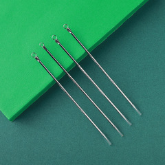 廠家直銷不鏽鋼粉刺針 雙頭美容工具痘痘針 黑頭針美容針批發