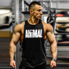 Cross border Specifically for Bodybuilding vest man motion GYM printing ANIMAL men's wear Split ends Europe and America Large Best Sellers