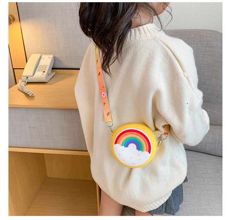 New Cute Rainbow Children's Silicone Coin Purse Wholesale Nihaojewelry display picture 16