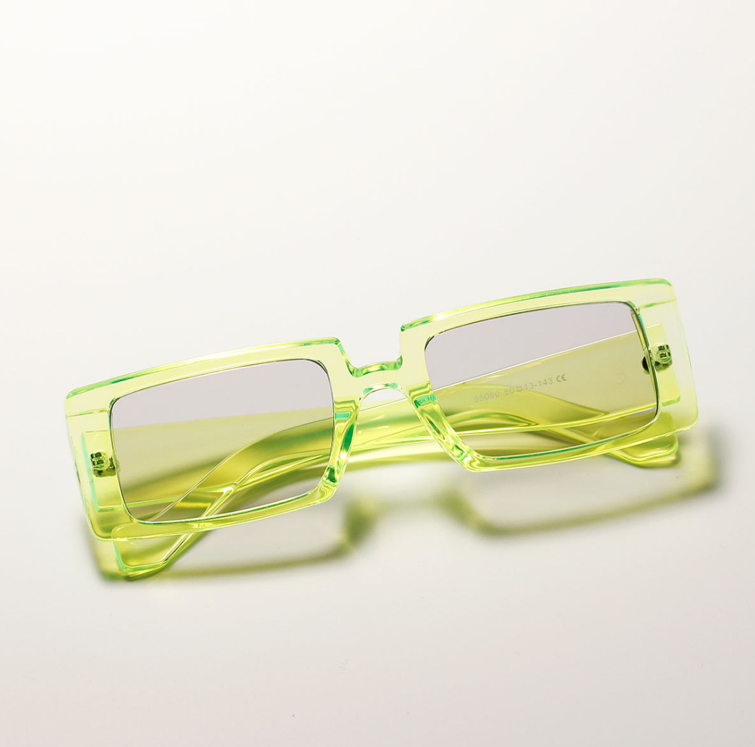 Square retro trend fashionable universal sunglasses