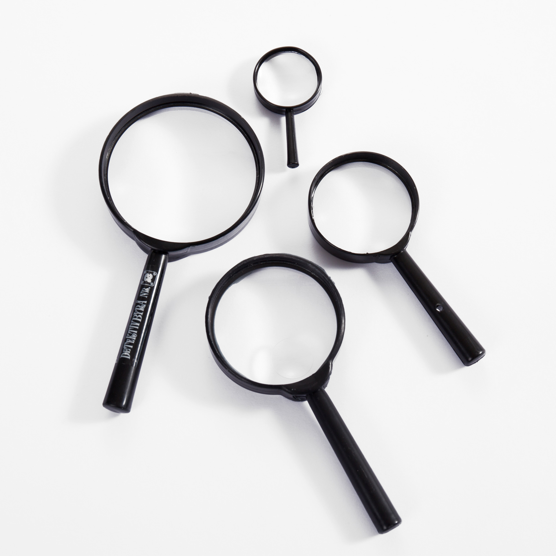 直播专拍 多规格3倍5倍直柄手持放大镜亚克力子母镜多倍放大