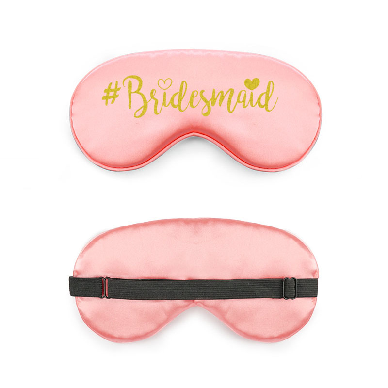 Bride And Bridesmaid Artificial Silk Eye Shield Adjustable Elastic Wedding Game Bridesmaid Gift display picture 4