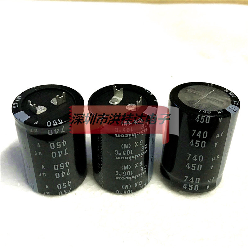450V740UF 35X50 GX系片脚 进口尼吉康电解电容740UF450V代820UF 