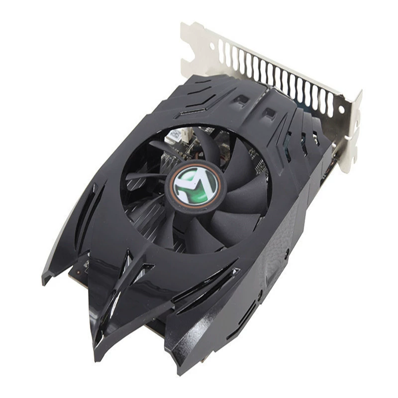 Графическая карта (MAXSUN) GT730, 4 ГБ DDR3, одновентиляторная настольная GPU для легкого игрового процесса