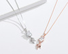 Necklace, brand universal chain for key bag , silver 925 sample, internet celebrity, wholesale