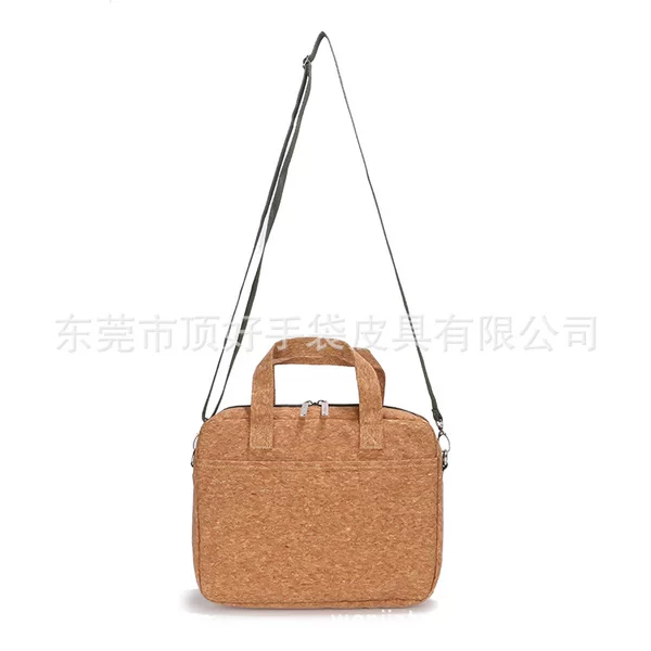 Cork computer Bag Environmentally Friendly Multifunctional Water Pine computer Bag Waterproof Real Wood Shoulder computer Bag