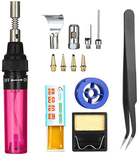 Wholesale pen type gas soldering iron 3 in 1 gas soldering iron 13 piece set multifunctional gas soldering iron cross border set