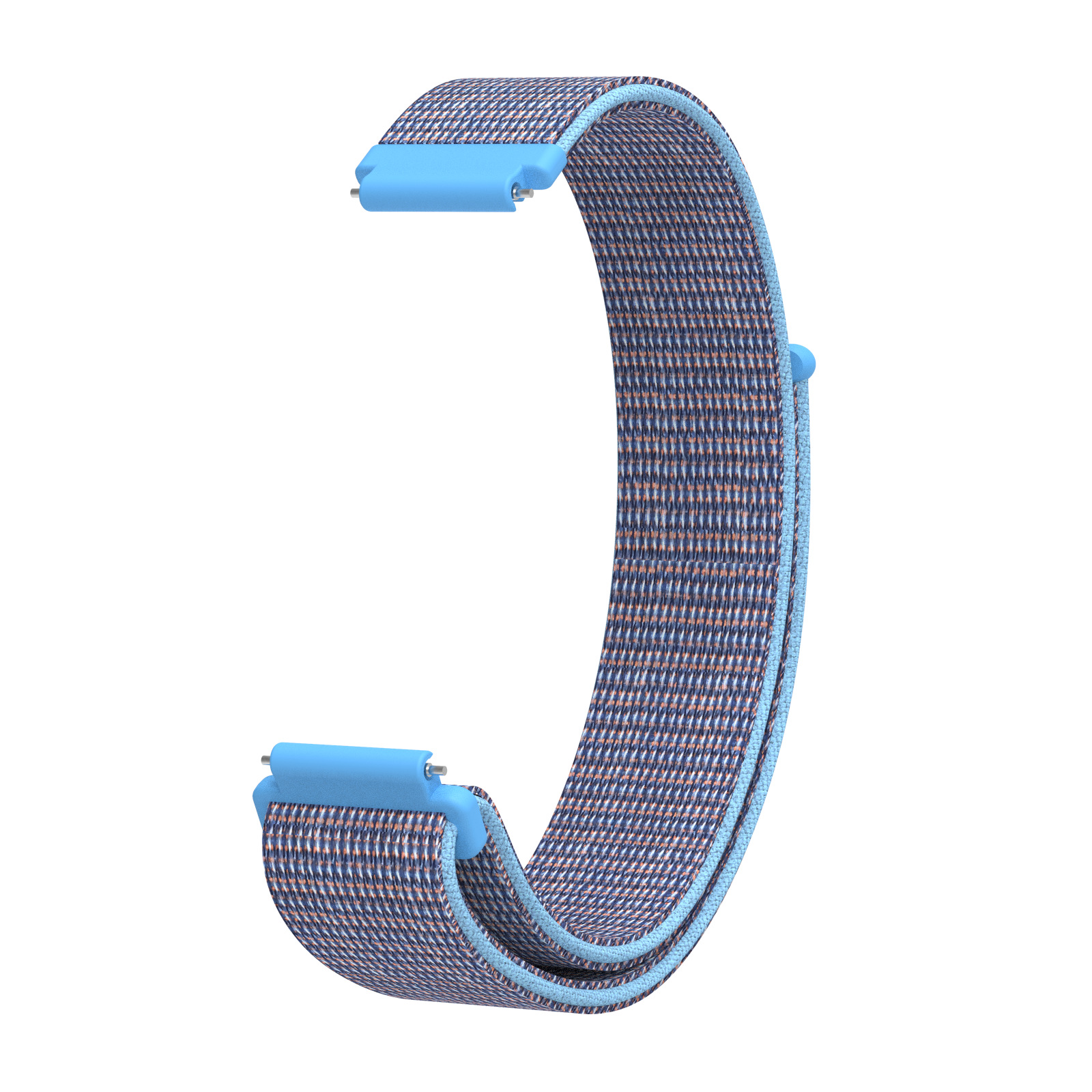 16mm尼龙回环表带适用于华为手环B3B6 佳明通用替换腕带 厂家源头