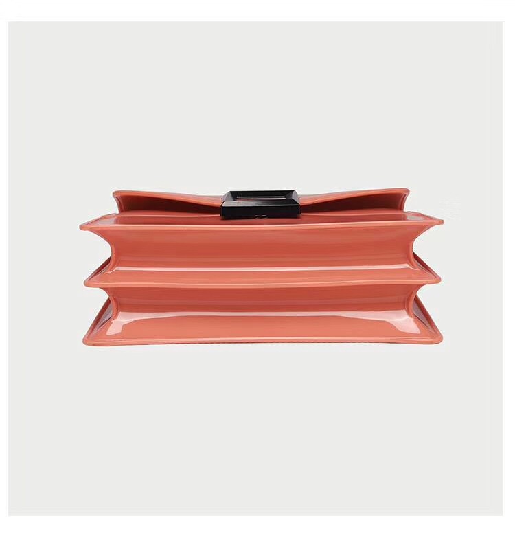 Clearance jelly bag, transparent pvc women's bag, gradient color small square bag, handbag, single-shoulder crossbody women's bag in stock undefined