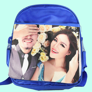 Custom blank thermal transfer children's schoolbag kindergarten printed photo backpack DIY personalized custom small size backpack