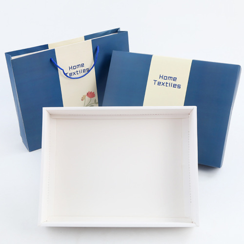 Gao Yang Factory Wholesale Towels Double Pack, Heaven and Earth Cover Box Handbag Cotton Face Towel Gift Advertising Idea