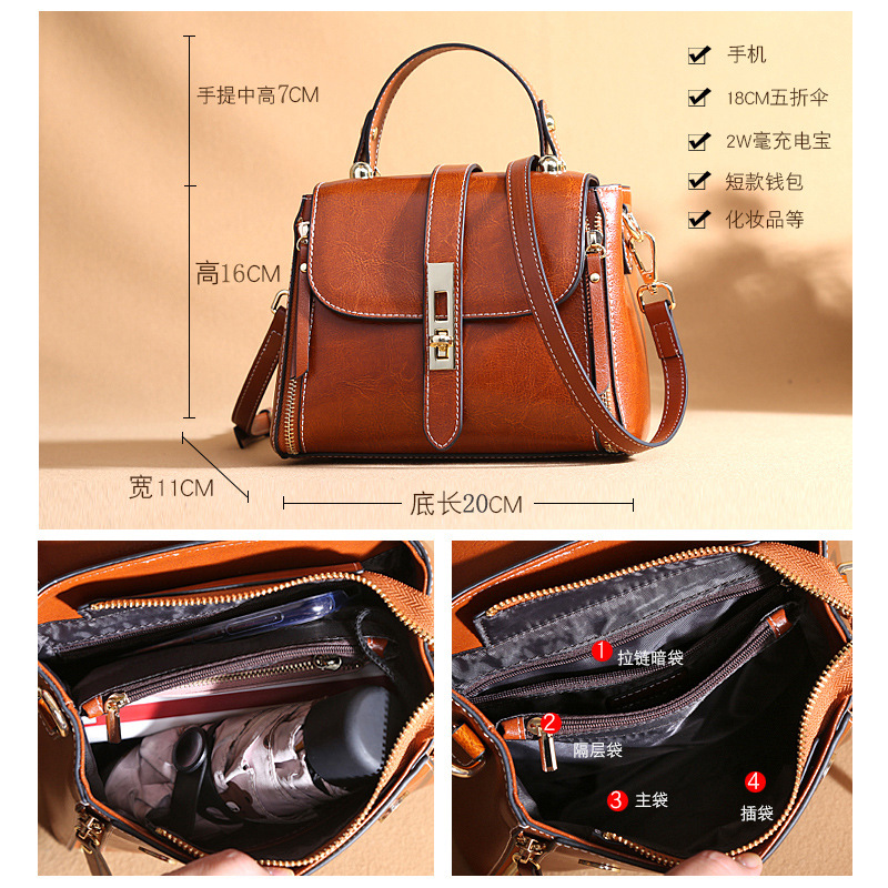 Guangzhou women's bag 2023 spring and summer new popular shoulder bag Korean fashion messenger bag tide handbag a generation of hair