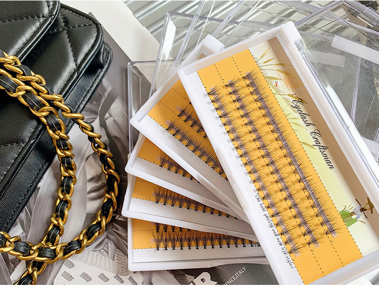 0.05草人20根假睫毛热熔朵毛eyelash单簇种植眼睫毛自然嫁接睫毛详情图11