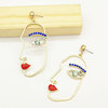 Earrings, accessory, European style, suitable for import