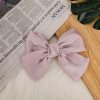 Red hairgrip with bow, hairpin, hairpins, hair accessory, simple and elegant design, Lolita style