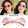 Sunglasses, crystal, glasses solar-powered, sun protection cream, new collection, Korean style, UF-protection