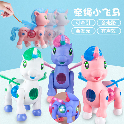 unicorn Toys luminescence music Electric Stay wire animal lovely children Toy net