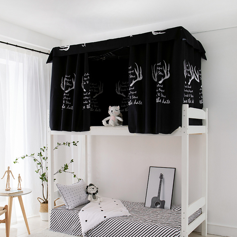 宿舍床帘床幔床围床帐帘床布大学生寝室上下铺遮光布帘子遮光神器