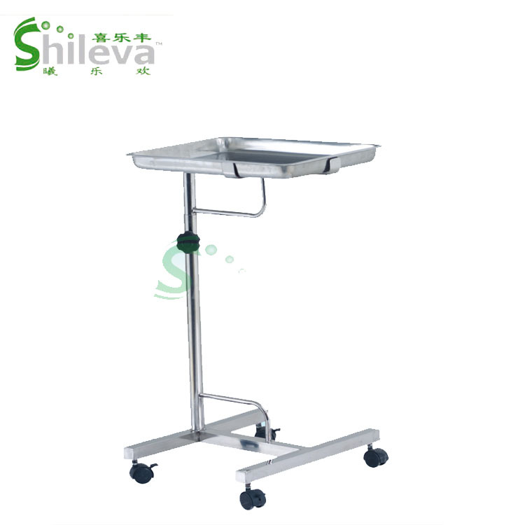 不锈钢升降托盘架 单臂架 手术器械托盆车 升降托盘 厂家直销