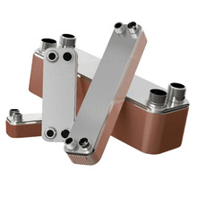 釺焊板式換熱器0.5/1/1.5/2/3/5/6/8/10匹不銹鋼板換雙系統交換器