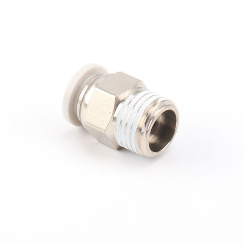 Pneumatic copper freeze-proof joint PC external thread straight through quick-connect joint M5 straight quick-connect joints 6, 8, 12