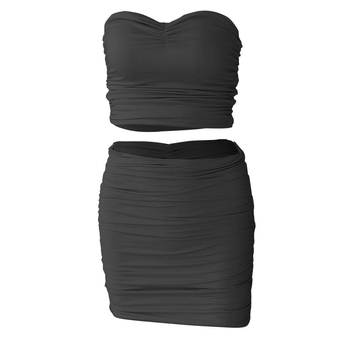 sexy camisole pleated skirt two-piece  NSZY33628