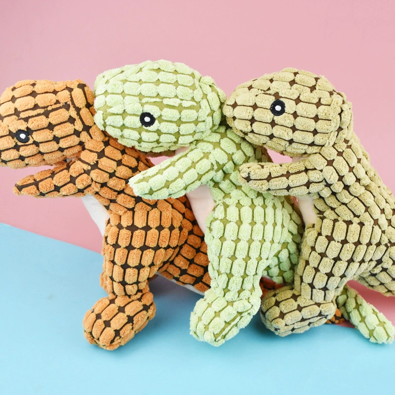 Pet Плюшевая игрушка Динозавр Плюшевая игрушка Собака Плюшевая погремушка Звуковая игрушка
