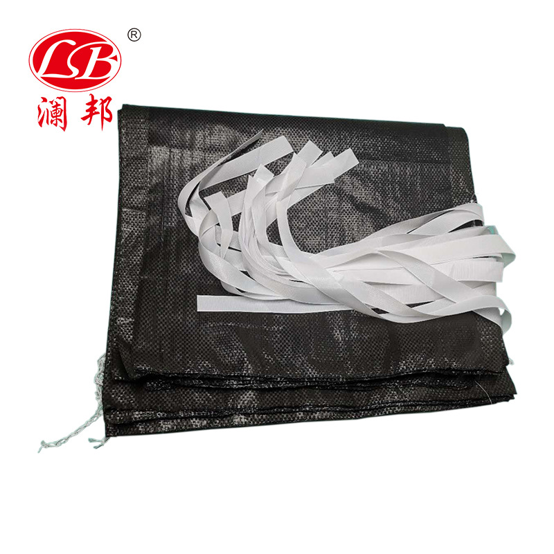 厂家直销各种规格黑色编袋抗UV防紫外线编织袋炭黑蛇皮袋批发防潮