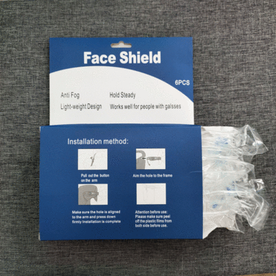 Amazon Protective visor kitchen Lampblack Splash face shield spectacles frame Windbreak Splash Face box-packed