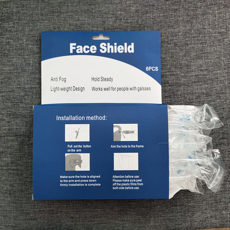 Amazon Protective visor kitchen Lampblack Splash face shield spectacles frame Windbreak Splash Face box-packed